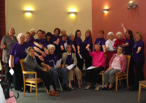 Members of the Anchor Community Band getting together to rehearse at Selkirk House in Plymstock.